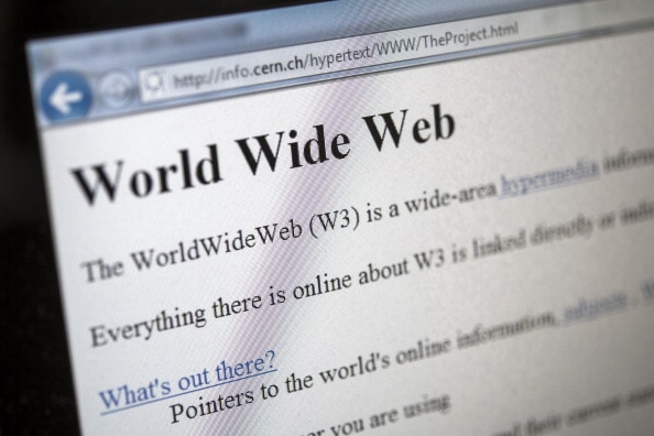 First web page