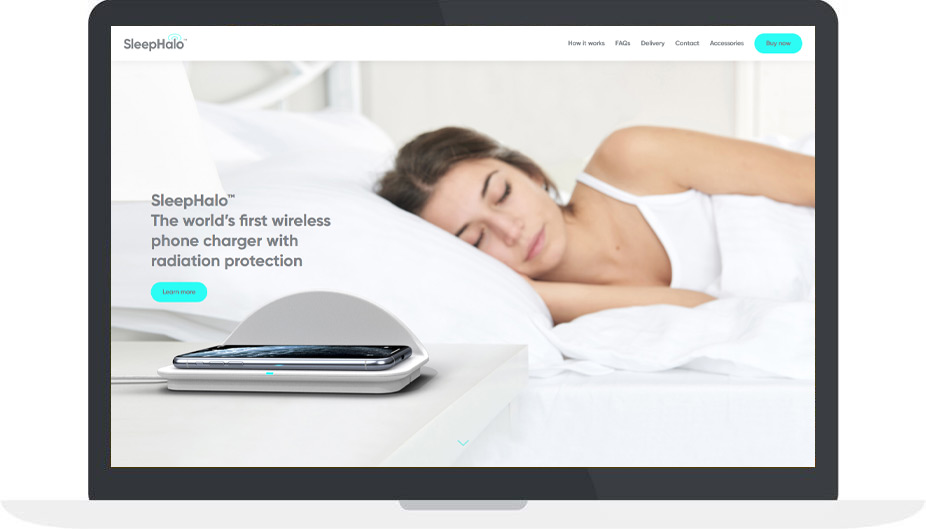 SleepHalo website